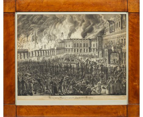 Karl Dietrich Pirscher(1791 - 1857 Braunschweig)"Die ewig denkwürdige Nacht vom 7ten auf den 8ten September 1830 in Braunschw