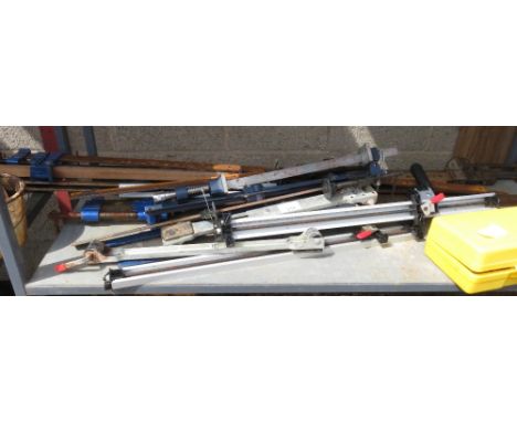 LARGE QUANTITY OF SASH CLAMPS &amp; OTHER CLAMPS
