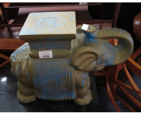 CERAMIC ELEPHANT SEAT