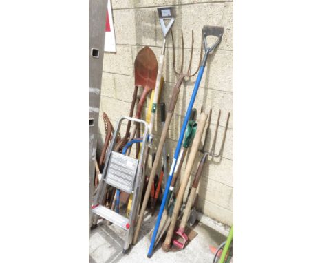 QUANTITY OF TOOLS &amp; SMALL STEP LADDER