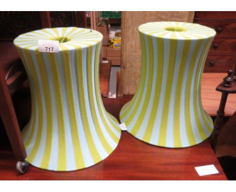 2 X MAD HATTER" LAMP SHADES"
