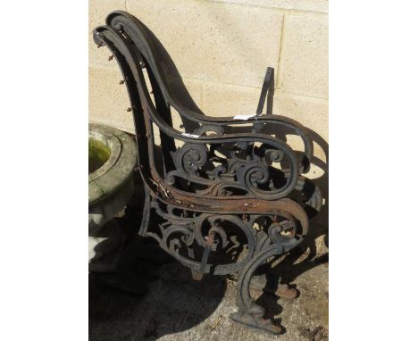 CAST IRON BENCH ENDS