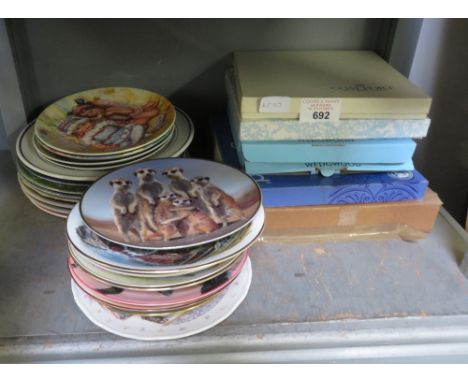 SHELF OF BOXED &amp; LOOSE PLATES