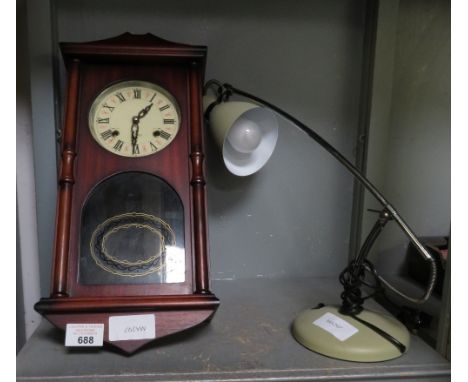 31 DAY WALL CLOCK &amp; DESK LAMP