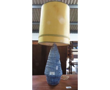 1960'S STUDIO POTTERY HANDMADE LAMP