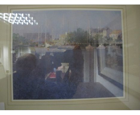 AFTER ANDRE BOURRIE
The Old Port
Signed Lower Right
Coloured Print
Oil on Board
21cm x 27.5cm