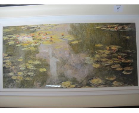 20TH CENTURY
Study of a Lily Pond
A Coloured Print
26cm x 56cm