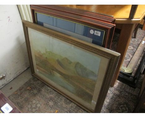 MCGILLYCUDDY REEKS
A Watercolour
Together with Two Framed Prints
Harvesting and Picking
Together with a Coloured Print
St Pau