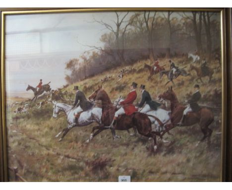AFTER GEORGE WRIGHT
A Coloured Hunting Print
In Oak Frame
55cm x 70cm