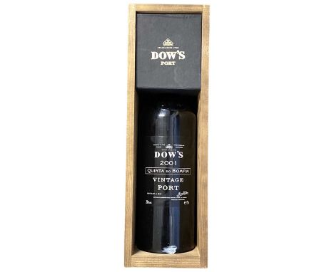 One bottle of Dows Vintage port, 2001