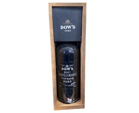 One bottle of Dows Vintage port, 2001