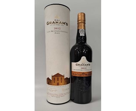 1 Bt 2012 grahams LB Vintage port (in gift tube)Qty: 1