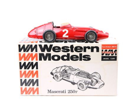 Western Models 1:24 scale Maserati 250F. A ‘Formula 1 Model Cars series, in Italian Racing Red, RN2 with well detailed engine