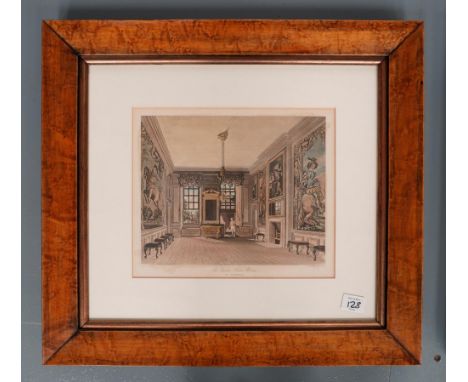 A SET OF 10 COLOUR LITHOGRAPHS DEPICTING STATELY HOME INTERIORS of Carlton House (3) Kensington Palace, St James's (3), Guild