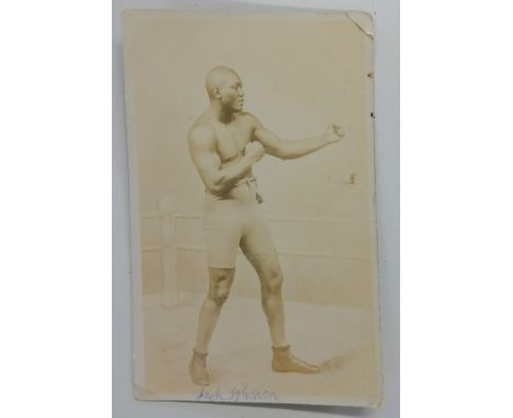A collection of Boxing Postcards, to includes several collected by Plymouth boxer Archie Le-Santo (who boxed under the name o
