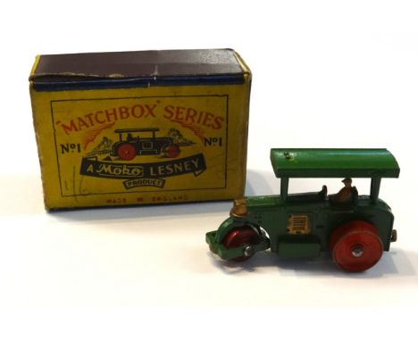 Matchbox Series Moko model 1 steam roller, boxed.