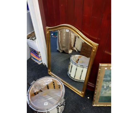 LARGE ORNATE GILT FRAMED MIRROR