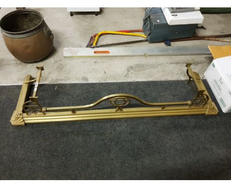 ART NOUVEAU BRASS FENDER