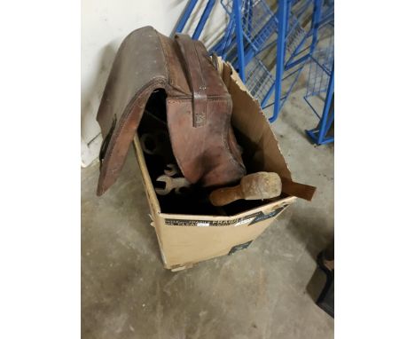 BOX OF OLD TOOLS