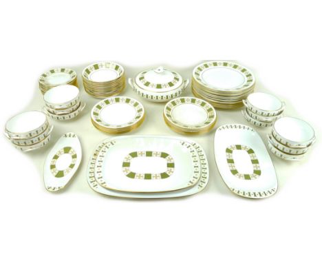 A Spode Persia pattern part dinner service, with over sixty pieces, including serving dishes and plates, together with other 