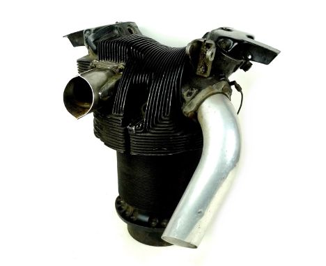 An aircraft engine with '112096 P3' stamped to the case.Provenance - From the Christopher Elliott collection 