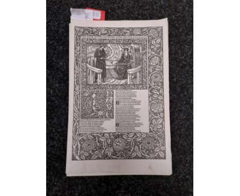 The Book Of The Duchesse, The Poem, Broad Sheet in size, Manuscript in Four Leaves 