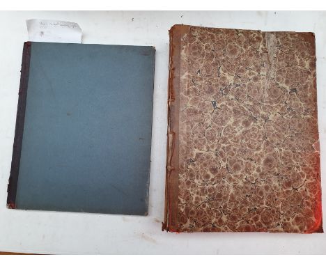 Two musical scores one hand written. First Entitled Six Pastorals dated 1897: Cover Shelf worn, binder still intact and not l