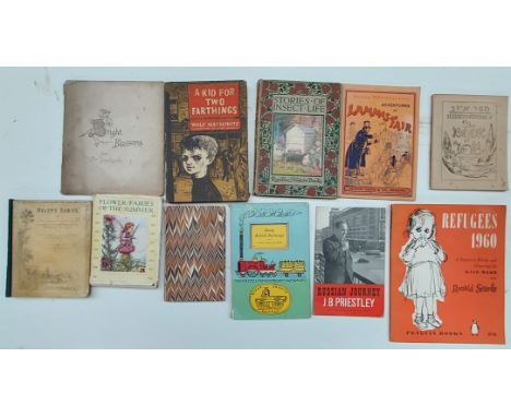 A Collection of Scarce books to include: REFUGEES 1960, A Report in Words and Drawings by KAYE WEBB and Ronald Searle PENGUIN
