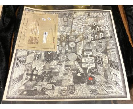 BERNARD ROUGERIE LITHOGRAPH ''MICKEY &amp; FELIX'' IN 4TH DIMENSION