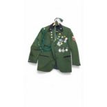 Schützenkönig Jacke div. Abzeichen Mardorf