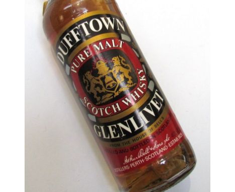 Dufftown Glenlivet 8 years old pure Malt Scotch whisky, 75cl        