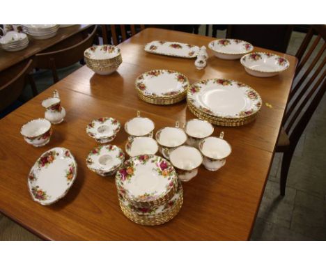 Royal Albert Old Country Rose tea and dinner service