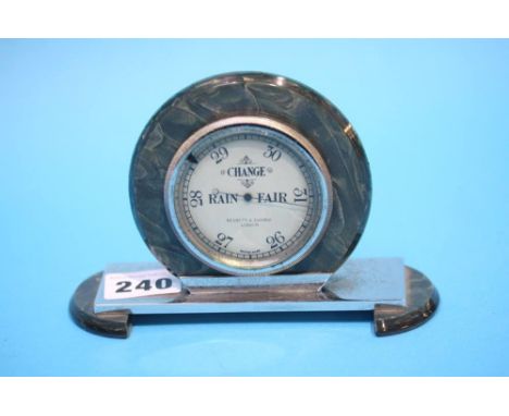 A Negretti and Zambra desk barometer