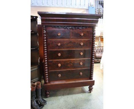 Mahogany scotch chest