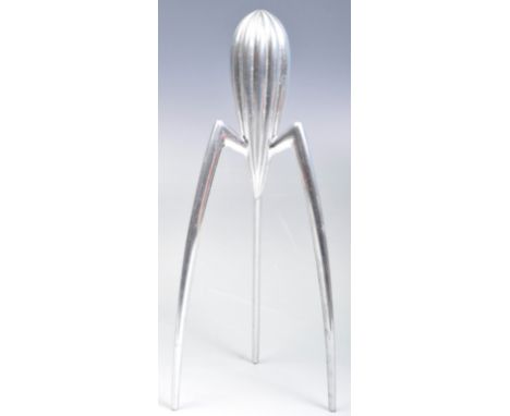 A retro vintage mid 20th century space age sputnik chrome atomic lemon squeezer citrus juicer in the form of a space rocket h