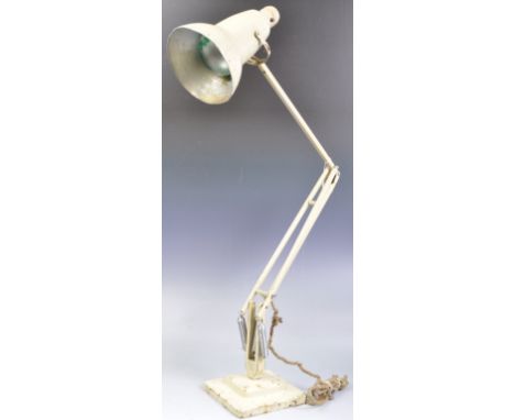 Herbert Terry - 1227 - A vintage pre-war Herbert Terry 1227 Anglepoise table / desk lamp in original cream painted finish. Fe