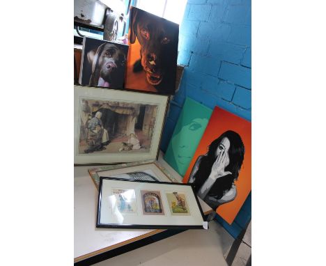 A selection of wall art &amp; framed prints - largest frame 52.5x42.5cm Collection Only 