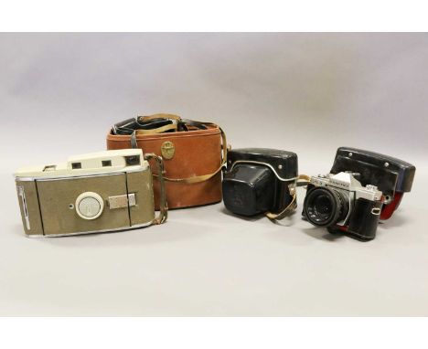 Polaroid Land Camera Model 80A, Zenit B, Ross Ensign, Voigtlander Compur, Kodak No.A, Kershaw Penguin. Zeiss Ikon folding and