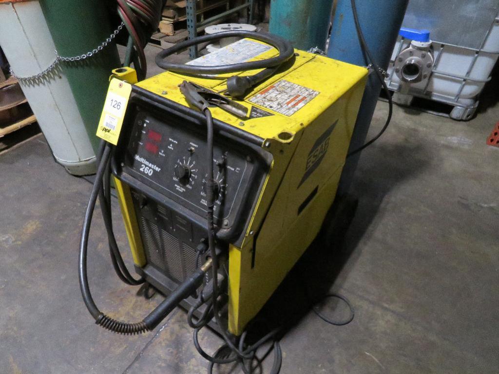 Esab Multimaster 260 Wire Feed MIG Welder, S/N M8J207042, with Stick
