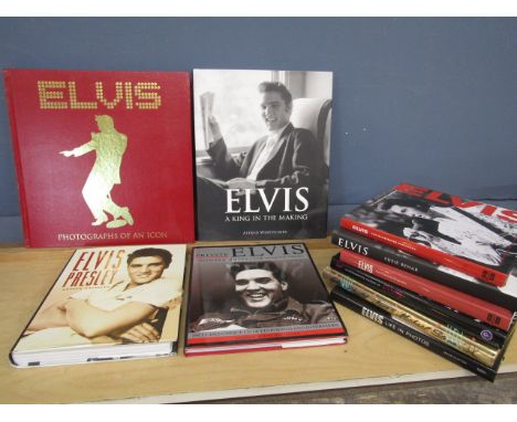 10 Elvis hard back books&nbsp;