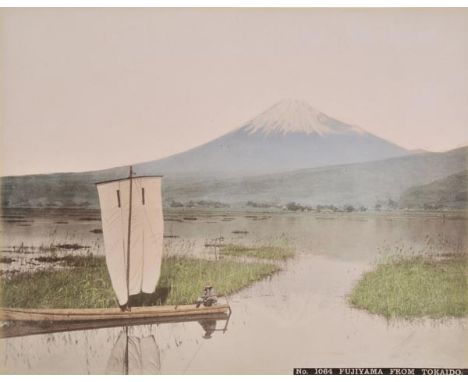 Tamamura (Kozabura). A Japanese photograph album containing 36 hand-coloured albumen print photographs, late 19th century,  i