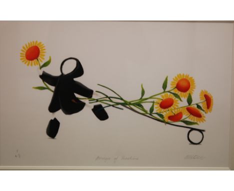 MACKENZIE THORPE (B.1956) - 'Bringer of Sunshine', lithograph, signed in pencil, artist's proof numbered 6 from an edition of