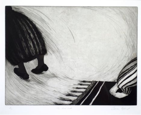 Susan Ryland (British, 20th - 21st Century), artists proofs,''Dinner Orphan'', copperplate etching and drypoint, 32 x 39.6cm,