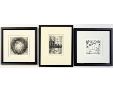 John Bryce (1936-2012), ‘’Past Power and Glory’’, Battersea Power Station, engraving, Ed. 2/100, signed and dated in pencil 2