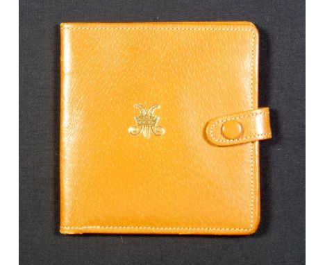 H.R.H. Mary, The Princess Royal and Countess of Harewood (1897-1965), a tan leather wallet embossed with gilt monogram for Pr