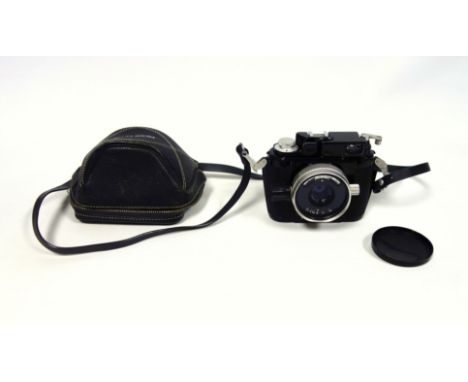 A Nikon Nikonos I Underwater Camera, serial no. 921300, shutter working, body G, some wear, scratches, with W-Nikkor 35mm f/2