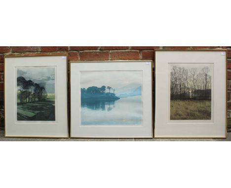 Philip Greenwood (1934-), 'Sunset,' and 'Shadow Field,' limited edition 20/250 and Artist Proof respectively, both signed and