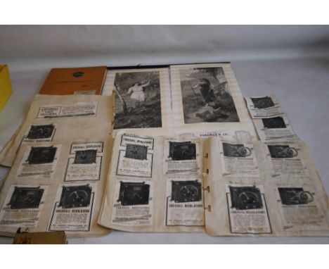 A COLLECTION OF ASSORTED ADVERTISING ITEMS, to include a "'Clark &amp; Howard Ltd Small Tools"' catalogue, Packman  &amp; Co.