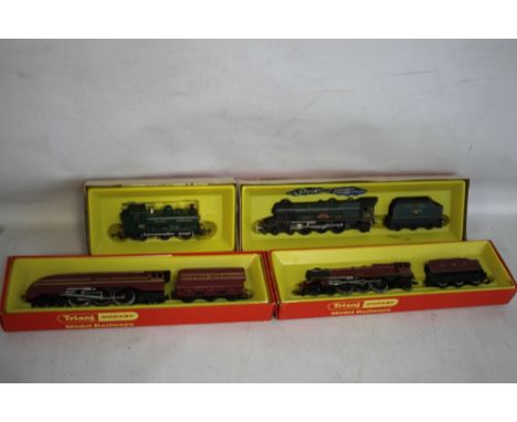 THREE BOXED HORNBY STEAM LOCOMOTIVES WITH TENDERS 'OO GAUGE', to include R.258 LMS Princess Elizabeth (4-6-2), LMS The Prince