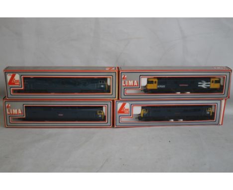 FOUR BOXED LIMA LOCOMOTIVES to include 205125 City Of London, 205122 Western Renown, 205141 Revenge, 205155 Cock O' The North
